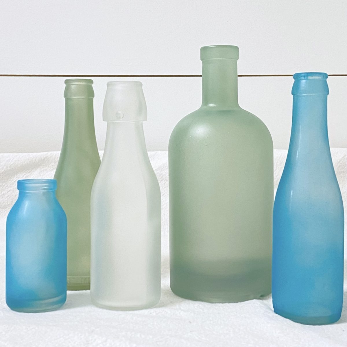 sea glass vase